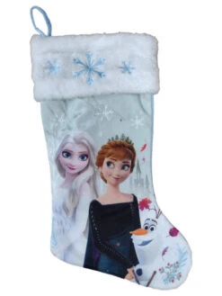 Disney Frozen Silky Blue Elsa Anna Olaf Christmas Holiday Stocking