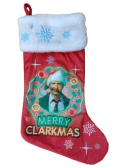 Christmas Vacation Red & White Merry Clarkmas Griswold Holiday Stocking