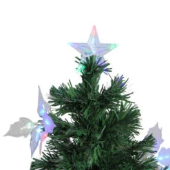3' Pre-Lit Medium Fiber Optic Floral Artificial Christmas Tree - Multi-Color Lights -Christmas Decor Sale dak gdg 09003f 2 50346.1588406593