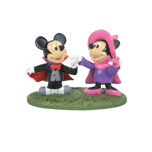 Department 56 Dept 56 Disney Mickey And Minnie's Costume Fun Halloween Figure 3 Department 56 Dept 56 Disney Mickey And Minnie's Costume Fun Halloween Figure