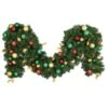 Decorated 9' X 18" Garland Unlit, Traditional -Christmas Decor Sale dg 918 t b