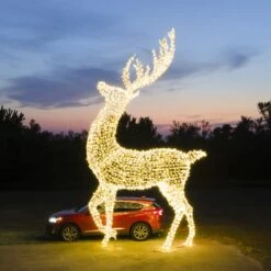 24' Deer 14 24' Deer -Christmas Decor Sale dji 0036