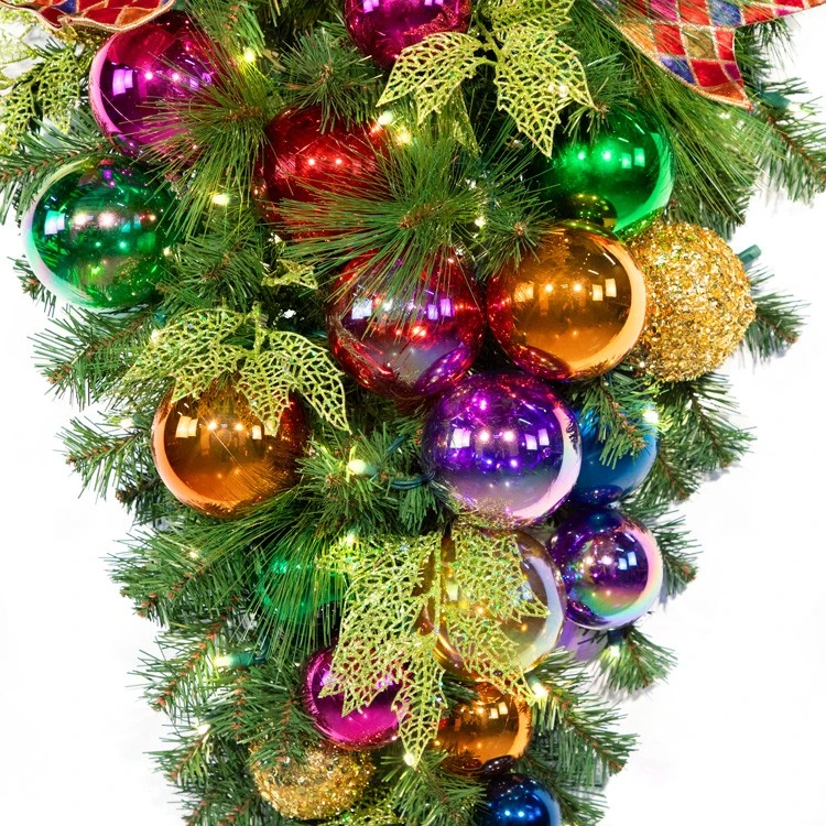 44" Pre-Decorated Teardrop Spray - Royal Jewel - Warm White 5 44" Pre-Decorated Teardrop Spray - Royal Jewel - Warm White - Image 3