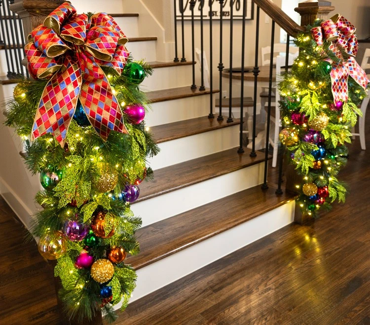 44" Pre-Decorated Teardrop Spray - Royal Jewel - Warm White 10 44" Pre-Decorated Teardrop Spray - Royal Jewel - Warm White - Image 8