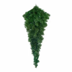 44" Deluxe Oregon Fir Teardrop Spray - Unlit - Bow Option Available
