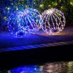 20" Foldable Sphere - Multi - Consumer Grade 7 20" Foldable Sphere - Multi - Consumer Grade -Christmas Decor Sale f3dsph 16 b m ww