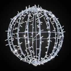 20" Foldable Sphere - LED - Pure White - Commercial Grade