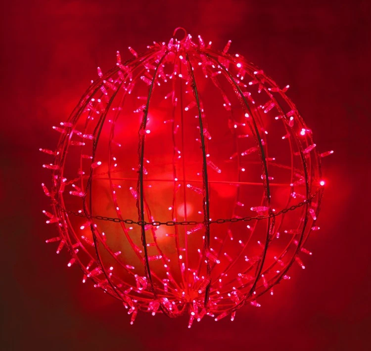 20" Foldable Sphere - LED - Red - Commercial Grade 4 20" Foldable Sphere - LED - Red - Commercial Grade - Image 2