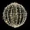 40" Foldable Sphere - LED - Warm White - Commercial Grade -Christmas Decor Sale f3dsph com ww 2