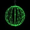 18" Foldable Sphere - LED Micro-Drop - Green - Consumer Grade -Christmas Decor Sale f3dsphm 18 g
