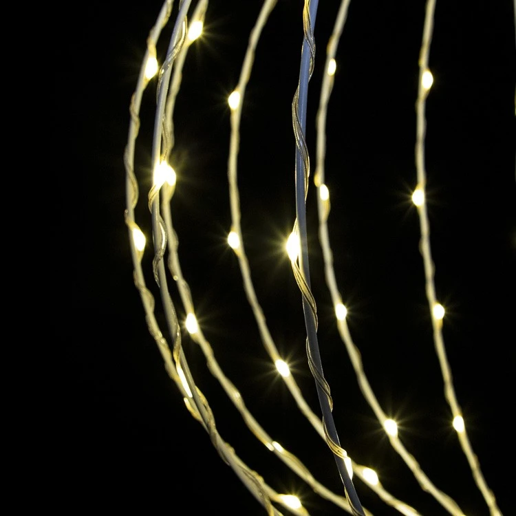 18" Foldable Sphere - LED Micro-Drop - Warm White - Consumer Grade 4 18" Foldable Sphere - LED Micro-Drop - Warm White - Consumer Grade - Image 2