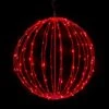24" Foldable Sphere - LED Micro-Drop - Red - Consumer Grade 1 24" Foldable Sphere - LED Micro-Drop - Red - Consumer Grade -Christmas Decor Sale f3dsphm 24 r