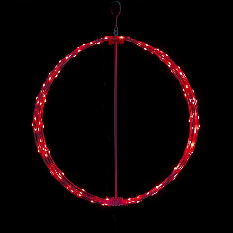 24" Foldable Sphere - LED Micro-Drop - Red - Consumer Grade 4 24" Foldable Sphere - LED Micro-Drop - Red - Consumer Grade - Image 2