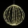 24" Foldable Sphere - LED Micro-Drop - Warm White - Consumer Grade -Christmas Decor Sale f3dsphm 24 ww