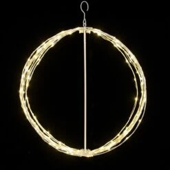 24" Foldable Sphere - LED Micro-Drop - Warm White - Consumer Grade -Christmas Decor Sale f3dsphm 24 ww c