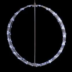 30" Foldable Sphere - LED Micro-Drop - Cool White - Consumer Grade -Christmas Decor Sale f3dsphm 30 cw d