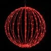 30" Foldable Sphere - LED Micro-Drop - Red - Consumer Grade -Christmas Decor Sale f3dsphm 30 r