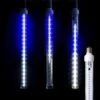 12" LED Meteor Shower Light - Pure White And Blue Tube Light Bulb - Pro Christmas