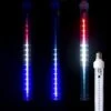12" LED Meteor Shower Light - Red, Pure White And Blue Tube Light Bulb - Pro Christmas -Christmas Decor Sale fs pc 12 rwba