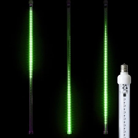 36" LED Meteor Shower Light - Green Tube Light Bulb - Pro Christmas 3 36" LED Meteor Shower Light - Green Tube Light Bulb - Pro Christmas