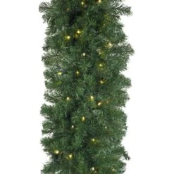 9' X 18" Deluxe Oregon Fir Garland, Lit Warm White 8 9' X 18" Deluxe Oregon Fir Garland, Lit Warm White -Christmas Decor Sale g 918 dofl ww c 1
