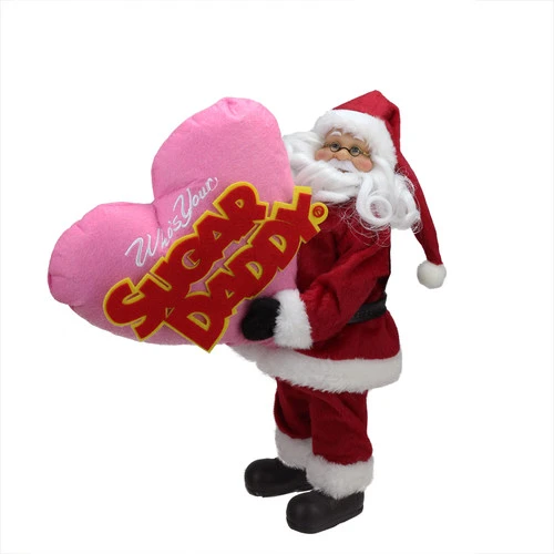 Northlight Santa Claus "Who's Your Sugar Daddy" Christmas Figure - 12" 3 Northlight Santa Claus "Who's Your Sugar Daddy" Christmas Figure - 12"
