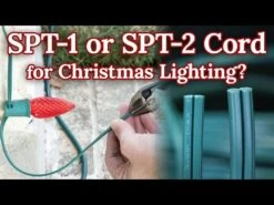 C9 Cord, 36" Spacing, White Wire, SPT-1, 500' 13 C9 Cord, 36" Spacing, White Wire, SPT-1, 500' -Christmas Decor Sale hqdefault 18 128