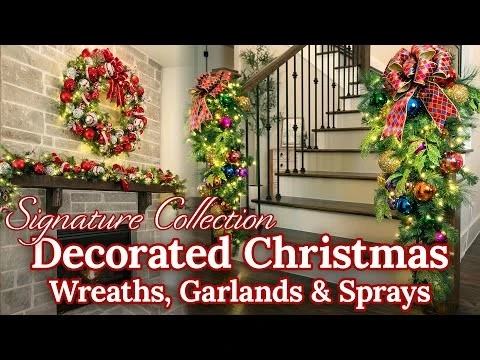 9'X14" Pre-Decorated Garland - Champagne Shimmer - Warm White 10 9'X14" Pre-Decorated Garland - Champagne Shimmer - Warm White - Image 8