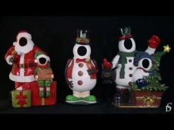 6.5' Santa W/Elf -Christmas Decor Sale hqdefault 2 43