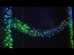 9' X 14" Deluxe Oregon Fir Garland, Lit With Twinkly Pro RGBW -Christmas Decor Sale hqdefault 5 36