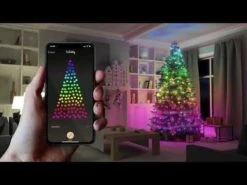 Twinkly RGB - Icicle Lights - 190L, 4" Sp, Wifi - Transparent Wire -Christmas Decor Sale hqdefault 6 55