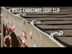 Christmas Designers Icicle Light Clip - Bag Of 100 -Christmas Decor Sale hqdefault 7 16