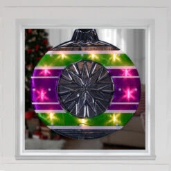 Christmas Central Lighted Shimmering Christmas Ornament Window Silhouette - 15.5" - Clear Lights 7 Christmas Central Lighted Shimmering Christmas Ornament Window Silhouette - 15.5" - Clear Lights -Christmas Decor Sale impact13349 22027.1636461034