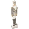Sunnydaze Alexei The Defender Indoor Nutcracker Statue With LED Lights - Christmas/Holiday Decor - Silver - 36" -Christmas Decor Sale iuussoggjgensrp0sk7v 86682.1668083332