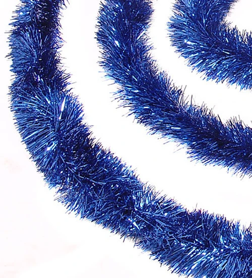 Northlight Commercial Tinsel Foil Christmas Garland - 50' X 2.5" - Lavish Blue - Unlit 3 Northlight Commercial Tinsel Foil Christmas Garland - 50' X 2.5" - Lavish Blue - Unlit