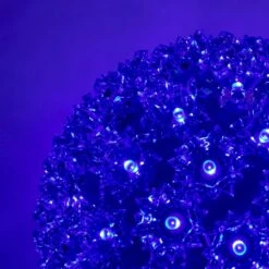 Pro Christmas™ 7.5" Sphere - 100L - Blue -Christmas Decor Sale l 75sph b b