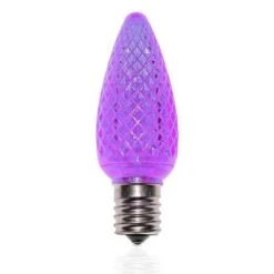 C9 SMD LED Retrofit Bulb - Purple - Minleon V2 - Bag Of 25