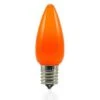 C9 SMD LED Retrofit Bulbs - Frosted Smooth - Amber/Orange - Pro Christmas™ - Bag Of 25 -Christmas Decor Sale l c9f a 4