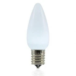 C9 SMD LED Retrofit Bulbs - Frosted Smooth - Cool White - Pro Christmas™ - Bag Of 25