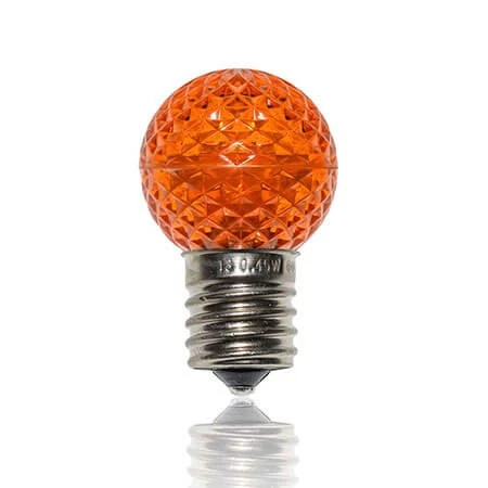 G30 SMD LED Retrofit Bulb - Amber/Orange - Minleon - Bag Of 25 3 G30 SMD LED Retrofit Bulb - Amber/Orange - Minleon - Bag Of 25
