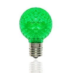 G40 LED Retrofit Bulb - Green - Minleon - Bag Of 25