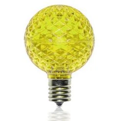 G50 SMD LED Retrofit Bulb - Yellow - C9 Base - Pro Christmas™ - Bag Of 10