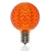 G50 SMD LED Retrofit Bulb - Amber/Orange - C9 Base - Minleon - Bag Of 10 -Christmas Decor Sale l g50 a