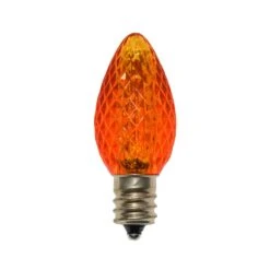 C7 SMD LED Retrofit Bulb - Amber/Orange - Pro Christmas™ - Bag Of 25