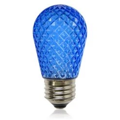 Pro Christmas - S14 LED Medium Base Retrofit Bulb - Blue - Bag Of 6