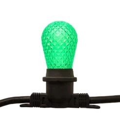 Pro Christmas - S14 LED Medium Base Retrofit Bulb - Green- Bag Of 6 -Christmas Decor Sale l pc s14 g 6 lit 5