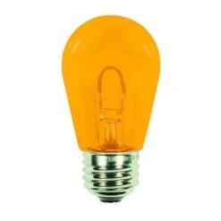 S14 LED U Shape Flexible Filament Bulb - Pro Christmas™ - Amber – E26 Base - Box Of 6