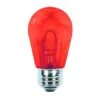 S14 LED U Shape Flexible Filament Bulb - Pro Christmas™ - Red – E26 Base - Box Of 6