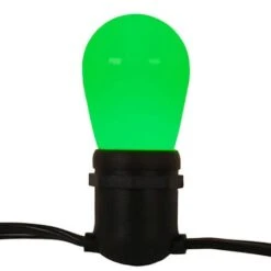 Pro Christmas™ S14 LED Retrofit Bulb - Ceramic - Medium Base - Green - Bag Of 10 -Christmas Decor Sale l s14c 2 g l