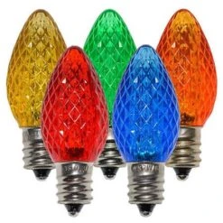 C7 SMD LED Retrofit Bulb - Twinkle - Multi - Pro Christmas™ - Bag Of 25